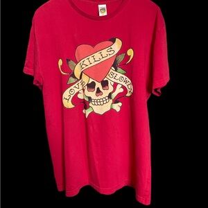 Vintage Ed hardy skull Tshirt